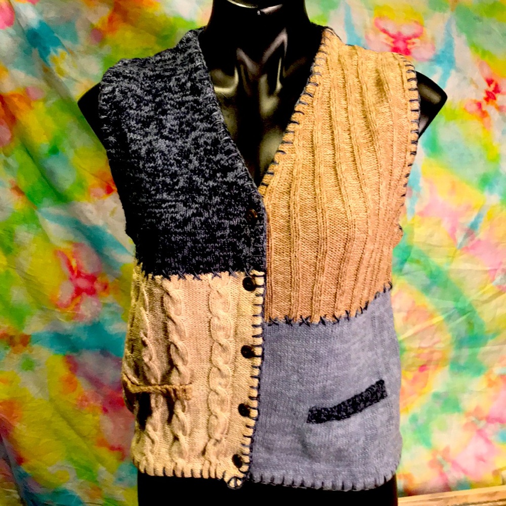 Hand Embroidered Sweater Vest